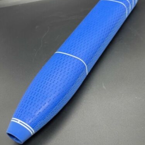 2 Thumb Golf Putter Grip Standard Size Gazeley Blue 1.65" Wide Grip - Picture 3 of 7